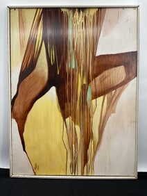 Abstract Expressionist Painting, Signed