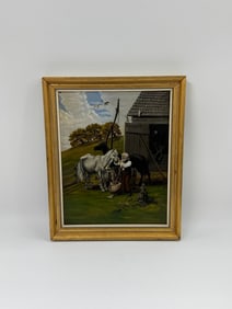 Norwegian Farm Scene (1877)
