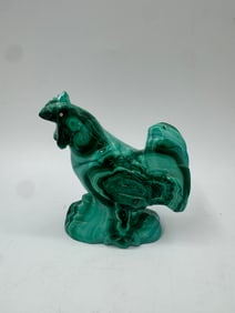 Malachite Bird Carving