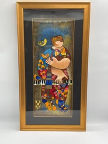 "Serenity" by Dorit Levi (Israel, b.1952) Serigraph