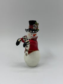 MacKenzie-Childs Style Snowman Figurine