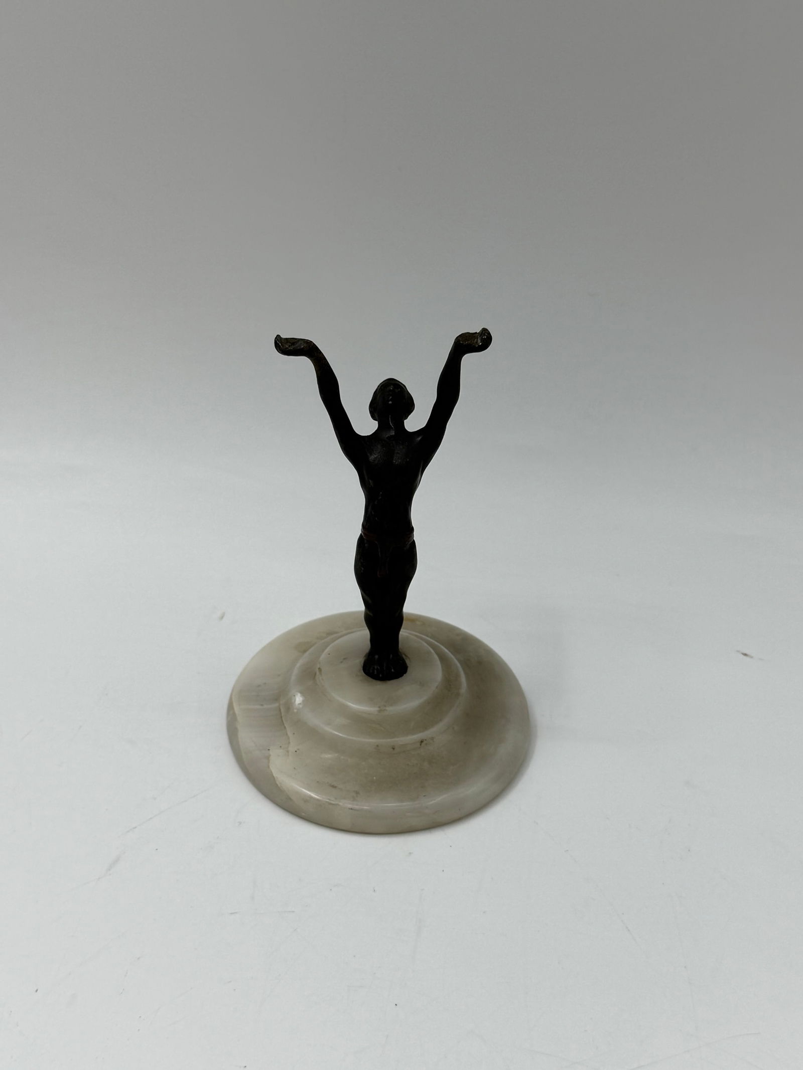 Art Deco Bronze Figure on Marble Base (1 of 3)