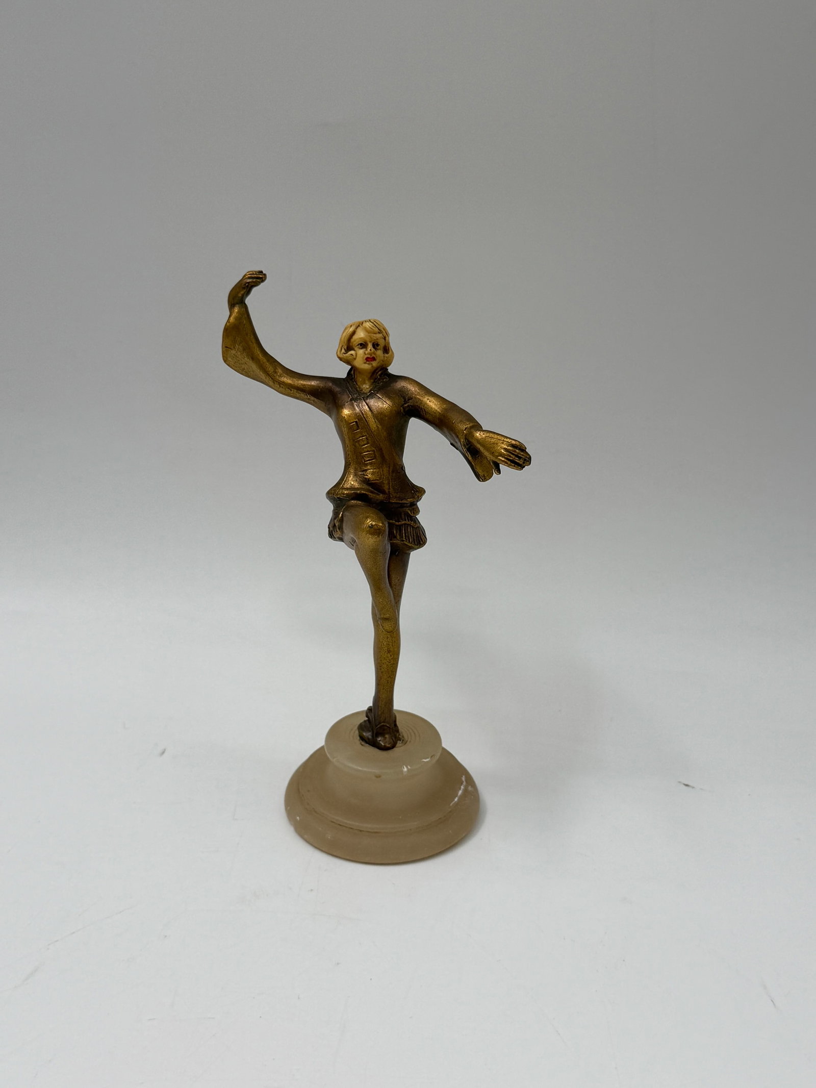 Art Deco Style Bronze Dancer Sculpture (1 of 3)