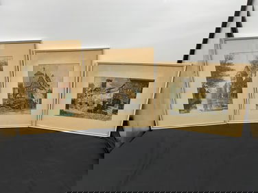 Set of Three Architectural Etchings