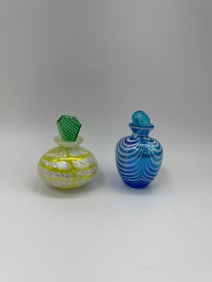 Two Murano Glass Perfume Bottles