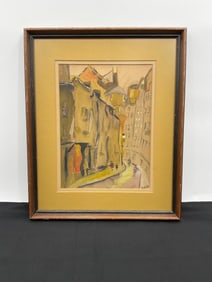 Reed '42, Abstract City Street Scene