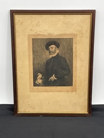 After Giovanni Battista Moroni, Etching