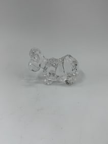 Goebel Crystal Dog Figurine