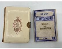 Pair of Vintage Jewish Prayer and Blessing Books