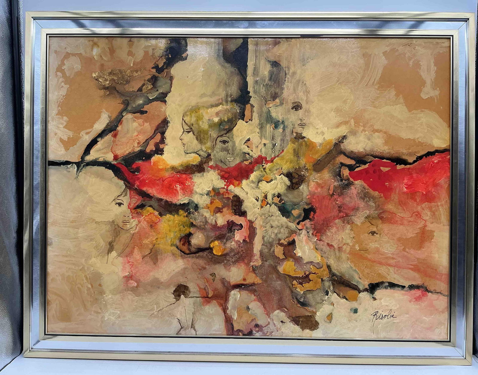 Sonia Risolia (American, 1926-2002) Oil on Canvas (1 of 4)