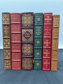 Six Leather Bound Novels
