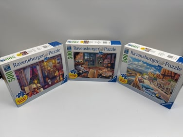 Set of Three Ravensburger Puzzles