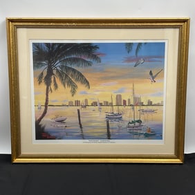 “Sunset Serenity “ by David Schor (American) Print