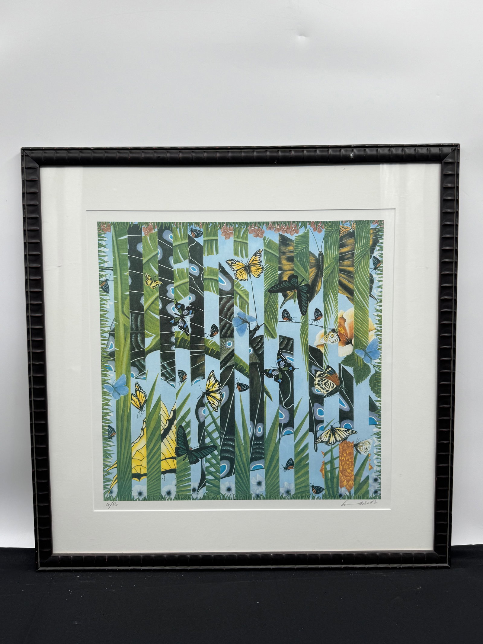 "War of the butterflies" by Ian M. Ball (Australian, 1929-2017) Lithograph (1 of 5)