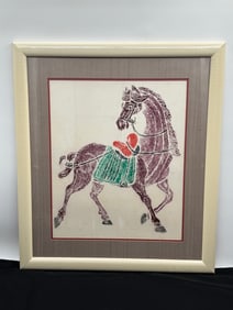 Traditional Thai Horse Rubbing