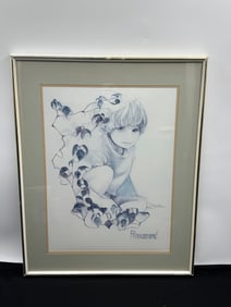 Christine Rosamond (American, 1947-1994) Ink Drawing