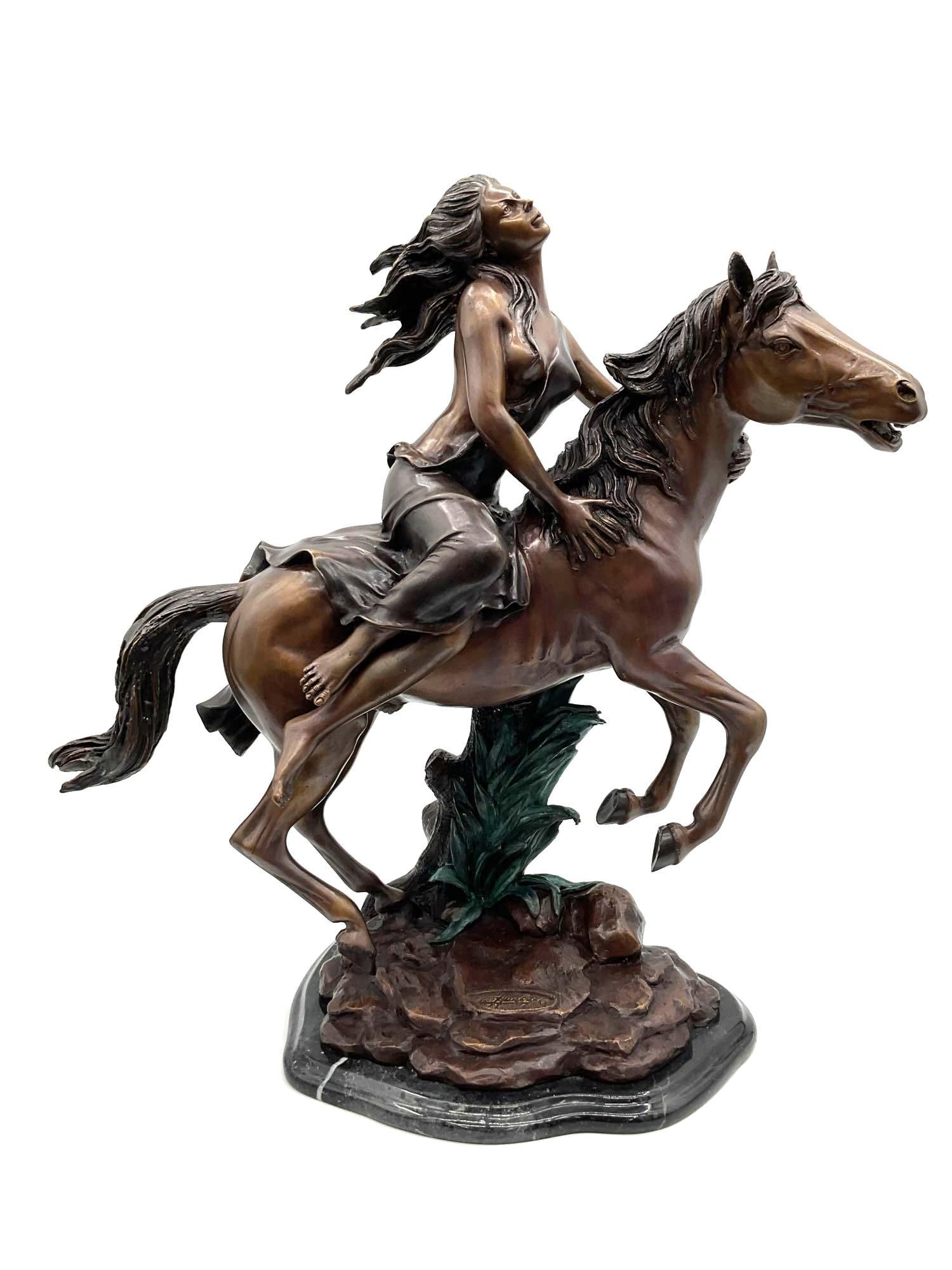 "Free Spirit" Bronze Sculpture - Artist Unknown (1 of 5)