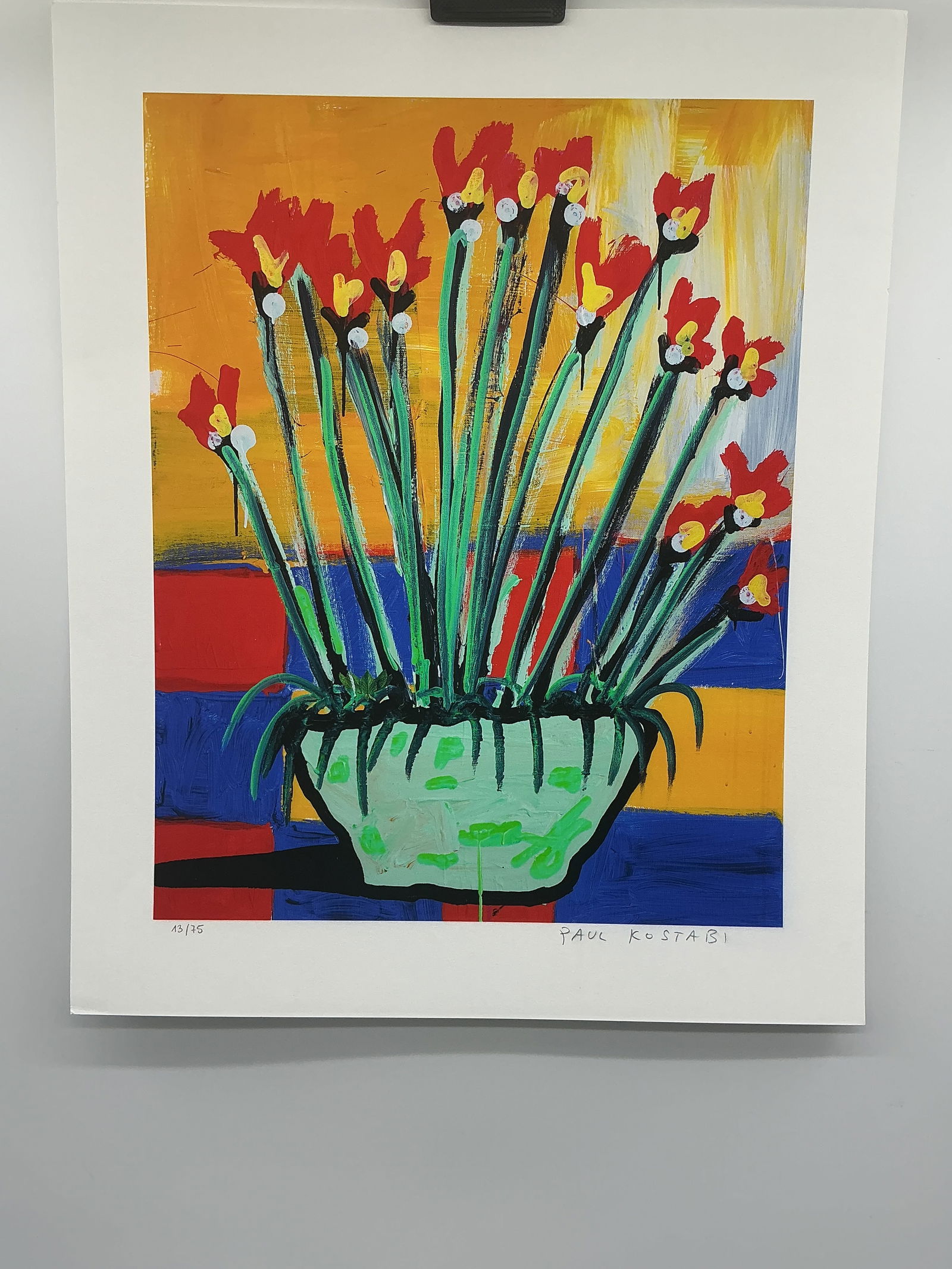 Paul Kostabi Signs Of Color w/ COA (1 of 4)