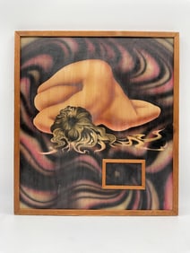 Abstract Nude Oil Painting