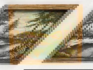 Murray McNeil Caird Urquhart (England, 1880 - 1972) Oil on Board