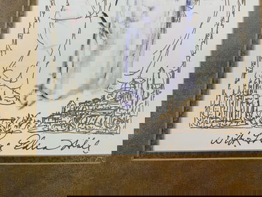 "America the Beautiful" by Edna Hibel (American, 1917-2014)