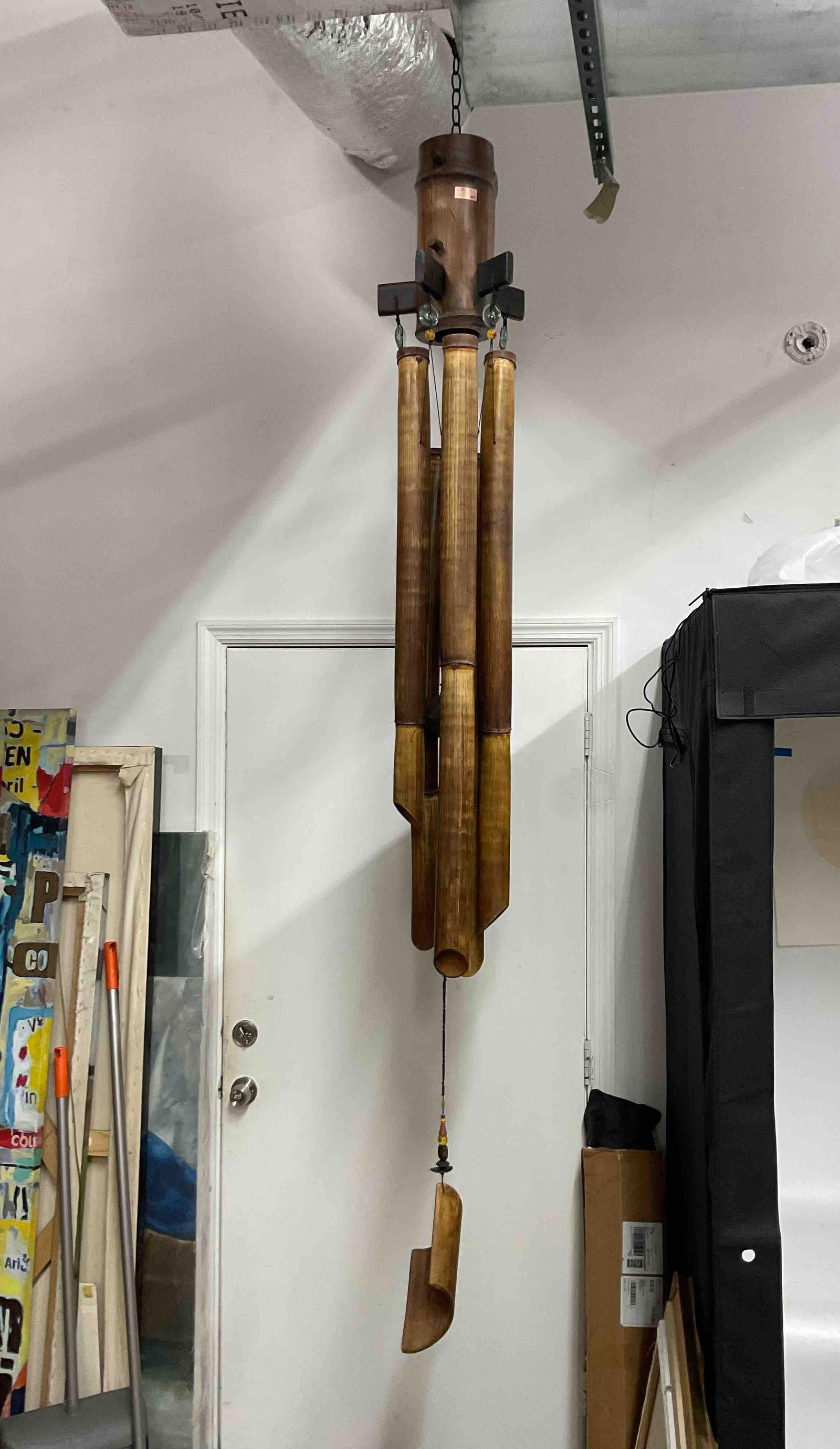 Massive African Wooden Wind Chime (1 of 6)