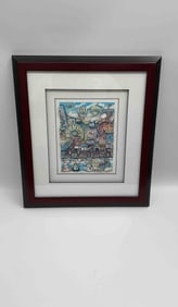 "Coney Island" by Charles Fazzino (American, b.1955) Serigraph