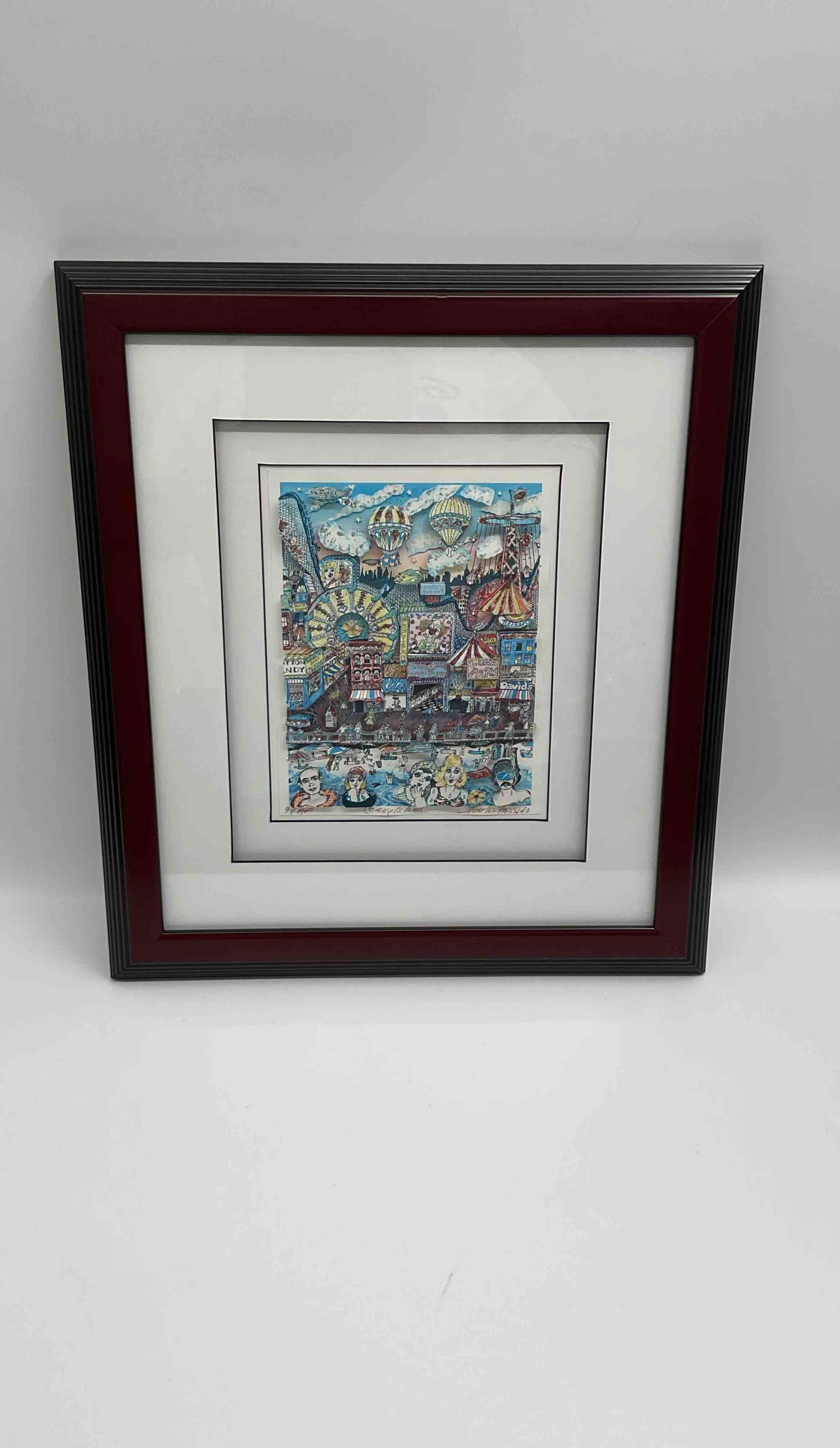 "Coney Island" by Charles Fazzino (American, b.1955) Serigraph (1 of 4)