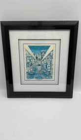 "On Broadway" by Charles Fazzino (American, b.1955) Serigraph