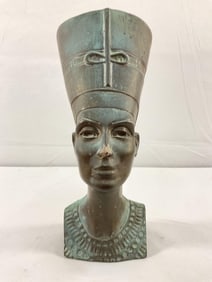 Bronze Bust of Queen Nefertiti