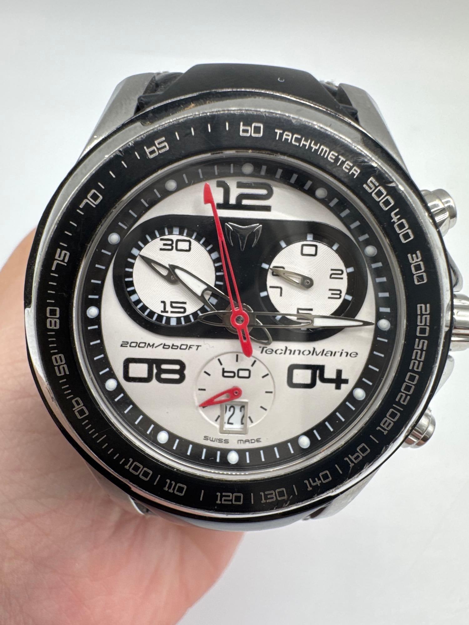 TechnoMarine Chronograph Stainless Steel Wristwatch (1 of 4)