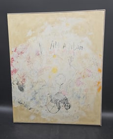 Jean Pierre Touchett Abstract Painting 1997