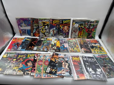 Collection of Superman and Detective Comics