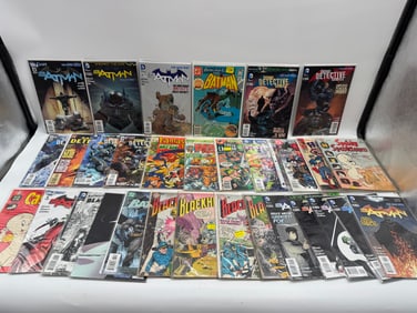 Collection of 30 Batman and Detective Comics