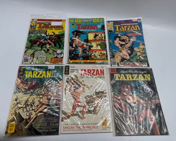 Lot of 6 Tarzan Comic Books