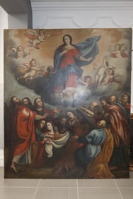 Attributed to Baltasar De Figueroa "La Asuncion de la virgin"