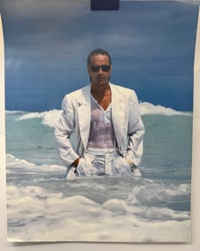 Man in Water Poster, 28x21.5 inches