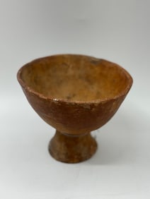 Small Decorative Bowl on Pedestal Base, 7in Diameter