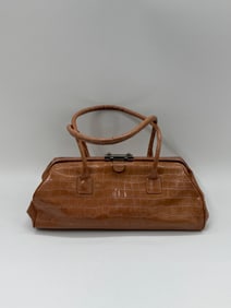 C.P. 1963 Accessori Faux Crocodile Handbag