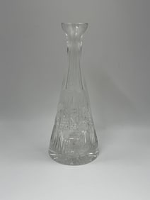 Cut Crystal Glass Bud Vase