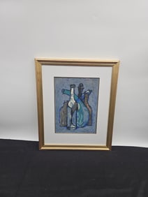 Juan Plutarco Andujar (Domincan, 1931-1995) Watercolor