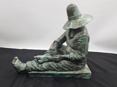 Dionsio Blanco (Dominican Republic, 1953-2005) Bronze Statue