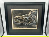 "Crâne de Chèvre sur la Table" by Pablo Picasso (Spain, 1881-1973) Etching