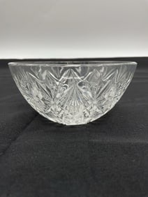 American Brilliant-style Cut Crystal Berry Bowl