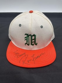 University of Miami Baseball Cap Signed by Ron Fraser