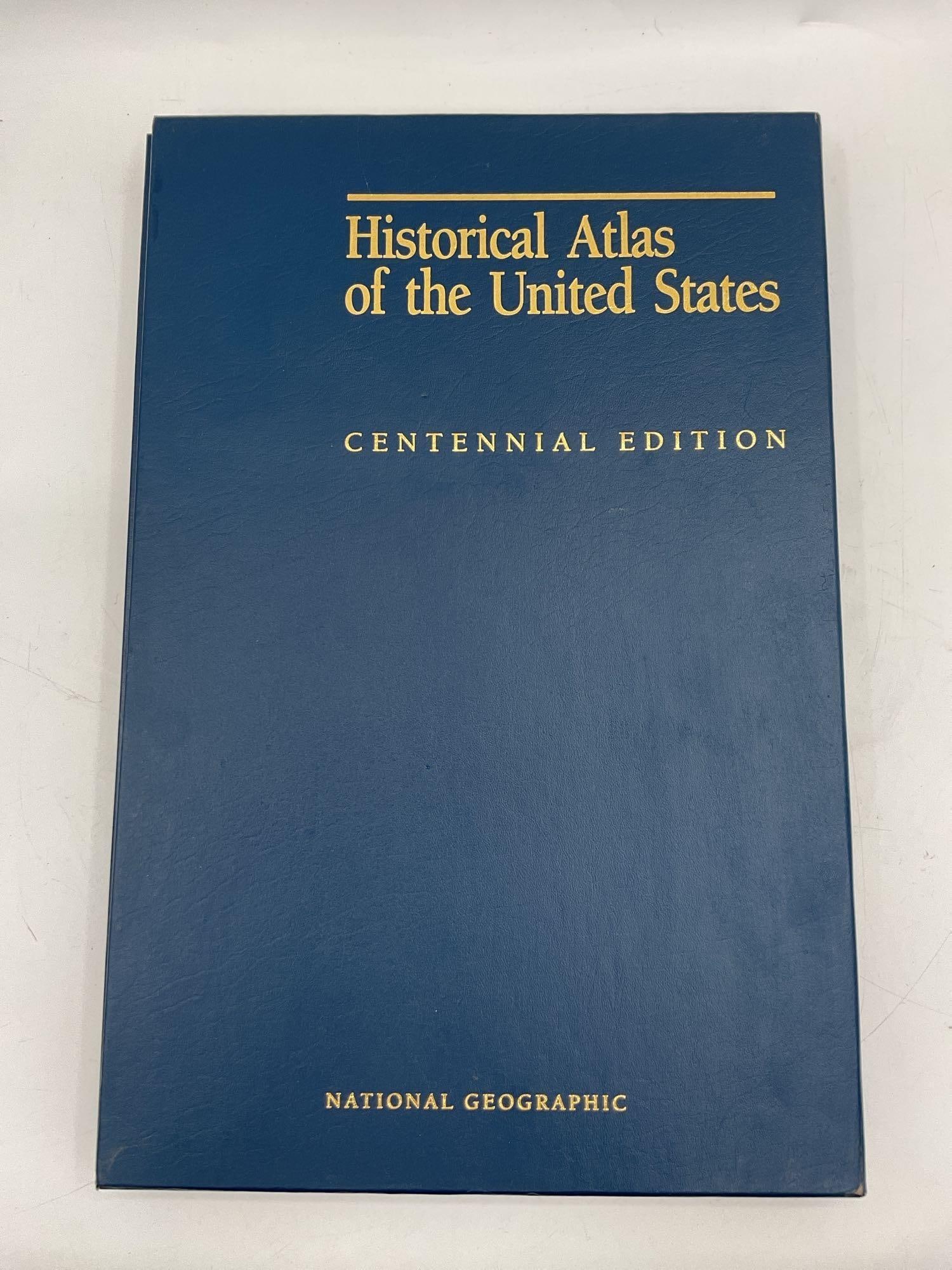 Historical Atlas of the United States – Centennial Edition (National Geographic): This Historical Atlas of the United States – Centennial Edition by National Geographic is a detailed cartographic and historical reference that explores the geographical evolution of the United 