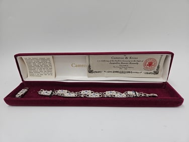 Camrose & Kross Jacqueline Kennedy Fashion Bracelet (Silver-Tone)