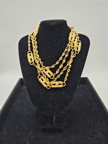 Camrose & Kross Gold Tone Necklace - Jacqueline Kennedy Design