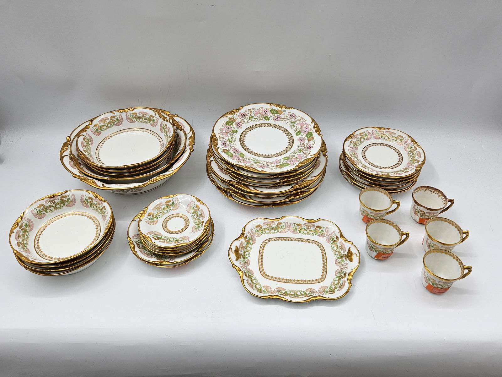 J.P. Limoges France Porcelain Dinnerware Set (1 of 20)