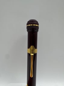 Luxury Cigar Saver Tube – Pen Style with Gold-Tone Trim